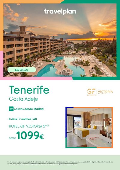 Ofertas de Viajes | Travelplan Tenerife Costa Adeje de Travelplan | 18/4/2024 - 30/4/2024