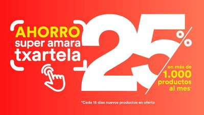 Catálogo SUPER AMARA en Donostia-San Sebastián | ¡25% de ahorro con tu super amara txartela! | 18/4/2024 - 25/4/2024