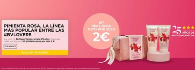 Ofertas de Perfumerías y Belleza en Roquetas de Mar | Solo Hoy! de Bottega Verde | 18/4/2024 - 18/4/2024