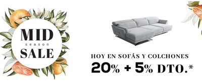 Catálogo Muebles Rey en Burgos | Mid Season Sale. Hoy en sofás y colchones 20%+5% dto | 18/4/2024 - 18/4/2024