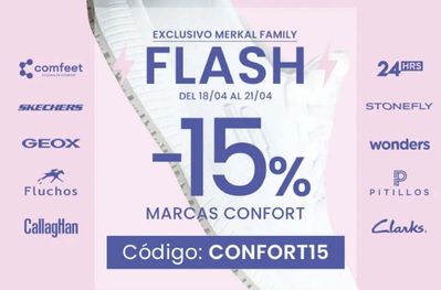 Ofertas de Ropa, Zapatos y Complementos en A Coruña | FLASH: Del 18 al 21 de abril de Merkal | 18/4/2024 - 21/4/2024