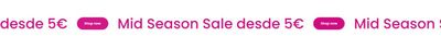 Ofertas de Ropa, Zapatos y Complementos en Granollers | Mid Season Sale desde 5€ de Tezenis | 18/4/2024 - 21/4/2024