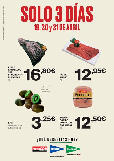 Catálogo Supercor | Oferta solo 3 días para Canarias  | 19/4/2024 - 21/4/2024