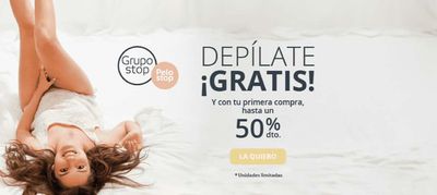Catálogo Pelostop en Bilbao | Depílate Gratis y con tu primera compra, hasta un 50% dto. | 19/4/2024 - 30/4/2024