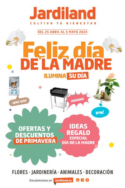 Ofertas de Jardín y Bricolaje en A Coruña | Feliz día de la Madre de Jardiland | 25/4/2024 - 5/5/2024