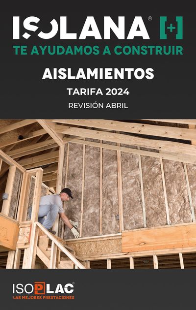 Catálogo Isolana en Quart de Poblet | AISLAMIENTOS – TARIFA ISOLANA 2024 | 22/4/2024 - 30/4/2024