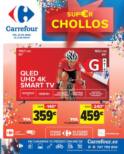 Catálogo Carrefour en Candelaria | CHOLLOS | 22/4/2024 - 24/4/2024