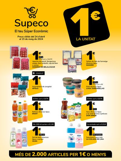 Catálogo Supeco en Badalona | Supeco, tu super económico | 24/4/2024 - 15/5/2024