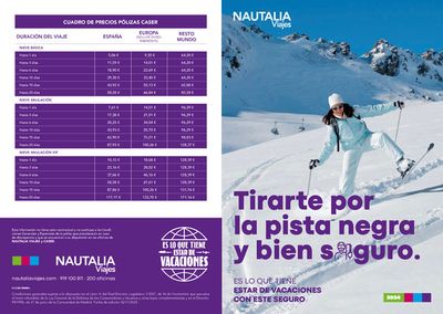 Catálogo Nautalia Viajes en Granada | Catálogo Seguros Nieve | 22/4/2024 - 31/12/2024