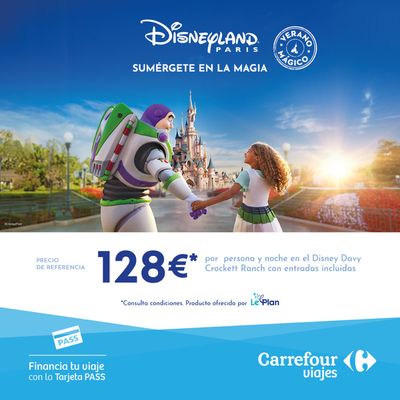 Catálogo Carrefour Viajes en Barcelona | ¡Disneyland Paris desde 128€! | 22/4/2024 - 10/5/2024