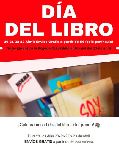 Ofertas de Libros y Papelerías en Calvià | Día del libro de Norma Comics | 22/4/2024 - 23/4/2024
