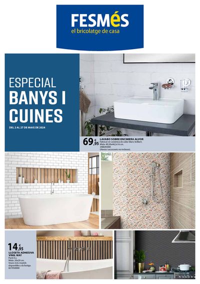 Catálogo Fes Més en Reus | Especial Banys i cuines | 2/5/2024 - 27/5/2024