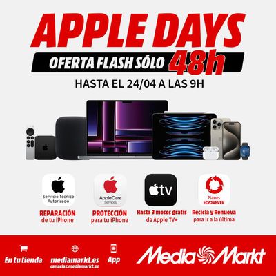 Catálogo MediaMarkt en Utebo | Apple Days  | 24/4/2024 - 24/4/2024