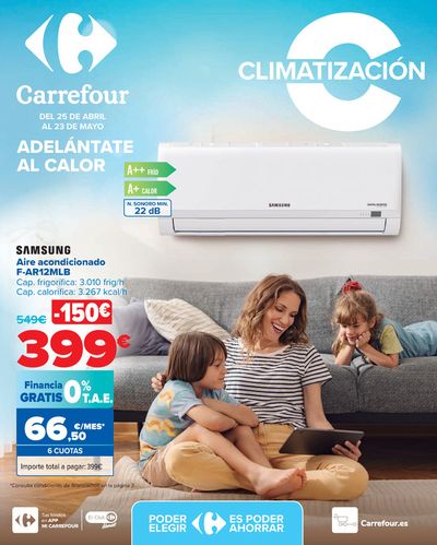 Ofertas de Informática y Electrónica | CLIMATIZACIÓN  de Carrefour | 25/4/2024 - 23/5/2024