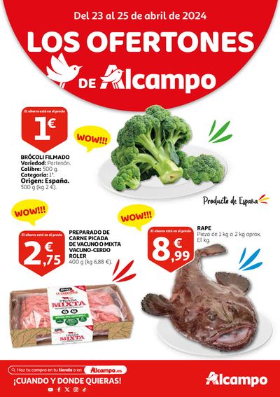 Catálogo Alcampo | Los Ofertones de Alcampo | 24/4/2024 - 25/4/2024