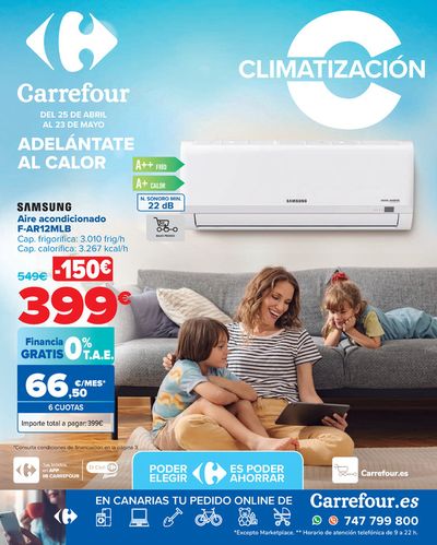 Catálogo Carrefour en Maspalomas | CLIMATIZACIÓN  | 25/4/2024 - 23/5/2024