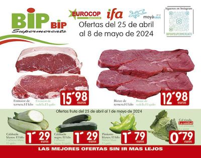 Catálogo Supermercados Bip Bip en Santa Margalida | Ofertas del 25 de abril al 8 de mayo de 2024 | 25/4/2024 - 8/5/2024