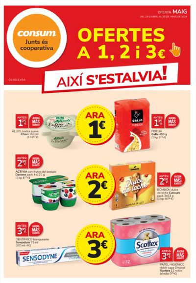 Catálogo Consum en Castellón de la Plana | AIXÍ S’ESTALVIA | 25/4/2024 - 29/5/2024