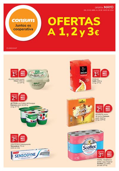 Ofertas de Hiper-Supermercados en Jumilla | ¡Así se ahorra! de Consum | 25/4/2024 - 29/5/2024