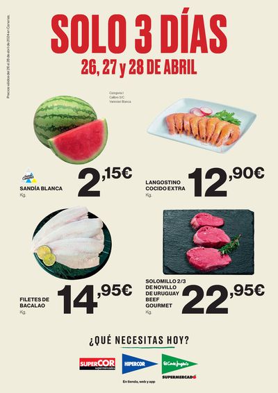 Catálogo Hipercor en Las Palmas de Gran Canaria | Precios válidos del 26 al 28 de abril de 2024 en Canarias. | 26/4/2024 - 28/4/2024