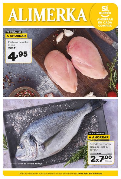 Catálogo Alimerka en Vegadeo | Semanal del 29 de abril al 5 de mayo Galicia | 29/4/2024 - 5/5/2024