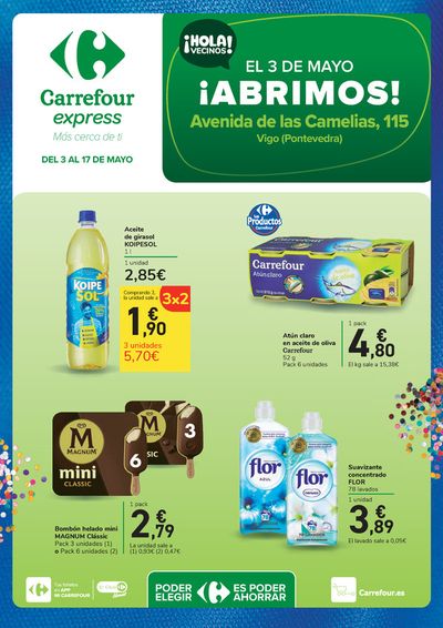 Catálogo Carrefour Express | ¡ABRIMOS!  | 3/5/2024 - 17/5/2024