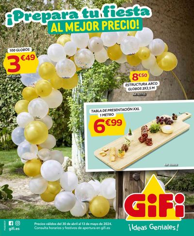 Catálogo GiFi en Castell Platja d Aro | Prepara tu fiesta! | 30/4/2024 - 13/5/2024