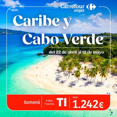 Catálogo Carrefour Viajes en Barcelona | Samaná desde 1.242€ | 29/4/2024 - 12/5/2024