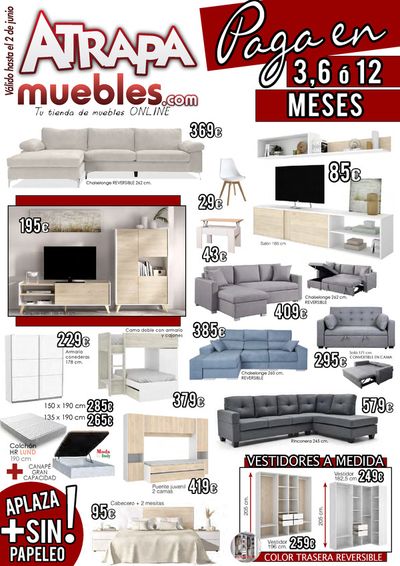 Catálogo ATRAPAmuebles en Leganés | Tu tienda de muebles online | 1/5/2024 - 2/6/2024