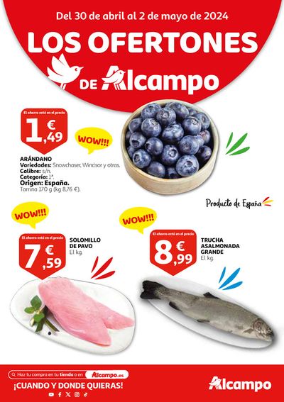 Catálogo Alcampo en Ferrol | Los Ofertones de Alcampo | 30/4/2024 - 2/5/2024