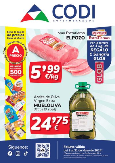 Catálogo Supermercados Codi en Lebrija | Catálogo Supermercados Codi | 2/5/2024 - 31/5/2024