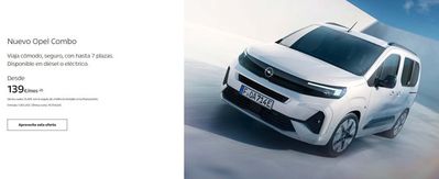 Catálogo Opel en Barcelona | Nuevo Opel Combo desde 139€/mes | 2/5/2024 - 16/5/2024
