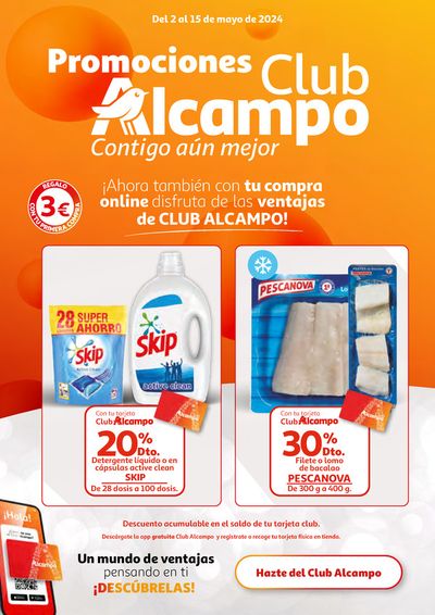 Catálogo Alcampo en Zaragoza | Promociones Club Alcampo Contigo aún mejor | 2/5/2024 - 15/5/2024