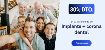 Catálogo Vivanta en Barcelona | 30% dto en tu tratamiento de implante + corona dental | 2/5/2024 - 31/5/2024