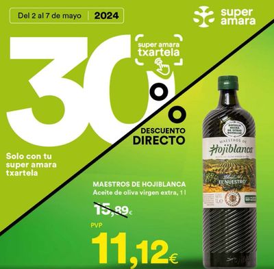 Catálogo SUPER AMARA en Errenteria | ¡30% DE DESCUENTO DIRECTO! | 2/5/2024 - 7/5/2024