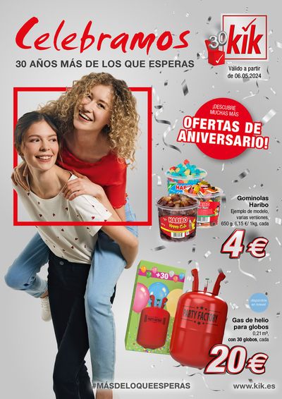 Catálogo KIK en Sevilla | Celebramos 30 años más de los que esperas | 3/5/2024 - 12/5/2024