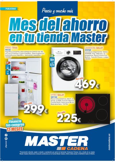 Catálogo Master Cadena en Pelayos de la Presa | CATÁLOGO MASTER CADENA | 3/5/2024 - 31/5/2024