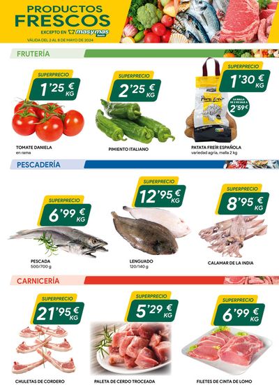 Ofertas de Hiper-Supermercados en Peal de Becerro | Válida del 2 al 8 de mayo de 2024 de Masymas | 3/5/2024 - 8/5/2024