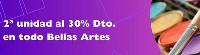 Ofertas de Libros y Papelerías en Getafe | 2ª unidad al 30% dto en todo Bellas Artes de Milbby | 3/5/2024 - 16/5/2024