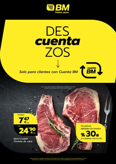 Catálogo BM Supermercados en Usurbil | Descuentazos | 8/5/2024 - 28/5/2024