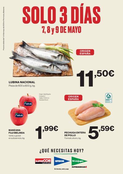 Catálogo Hipercor en Alicante | Precios válidos del 7 al 9 de mayo de 2024 en Península y Baleares | 7/5/2024 - 9/5/2024