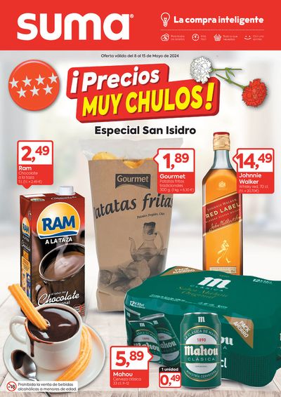 Catálogo Suma Supermercados en San Román de los Montes | Oferta válida del 8 al 15 de Mayo de 2024 | 8/5/2024 - 15/5/2024