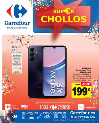 Catálogo Carrefour en Santa Lucía de Tirajana | SUPER CHOLLOS | 10/5/2024 - 23/5/2024