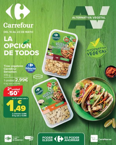 Catálogo Carrefour en Taco | ALTERNATIVA VEGETAL | 10/5/2024 - 23/5/2024