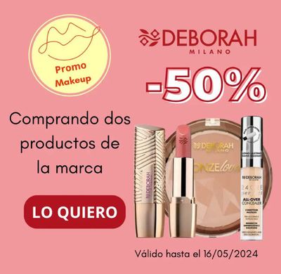 Catálogo Perfumerías Laguna en Valencia | Promoción de DEBORAH -50%. | 7/5/2024 - 16/5/2024
