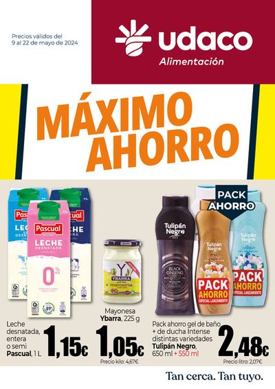 Ofertas de Hiper-Supermercados en Alajeró | Máximo Ahorro Canarias de UDACO | 9/5/2024 - 22/5/2024
