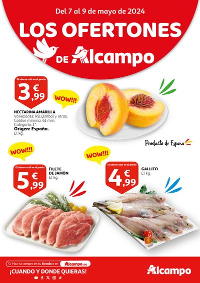 Ofertas de Hiper-Supermercados en Soria | Del 7 al 9 de mayo de 2024 de Alcampo | 7/5/2024 - 9/5/2024