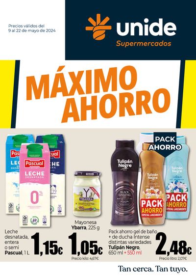 Catálogo Unide Supermercados en Adeje | Máximo Ahorro Canarias | 9/5/2024 - 22/5/2024