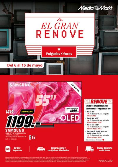 Catálogo MediaMarkt en Madrid | ¡Renovar y ahorrar es posible! | 8/5/2024 - 15/5/2024