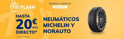 Ofertas de Coches, Motos y Recambios | Hasta 20€ dto directo de Norauto | 8/5/2024 - 8/5/2024